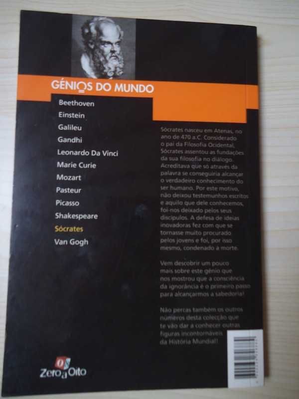 Livro "Sócrates" - Colecção "Génios do Mundo"