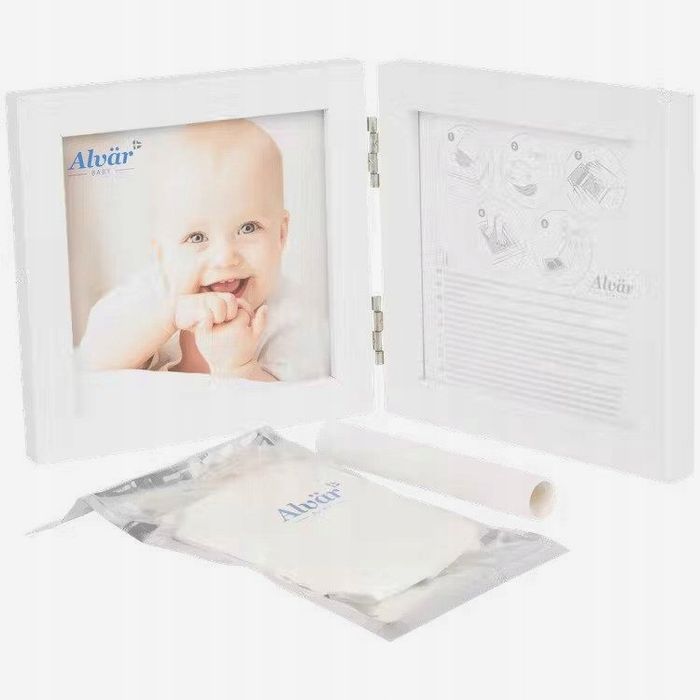 Ramka Na Zdjęcia Dzieci Gips Odcisk Dłoni Stóp Diy