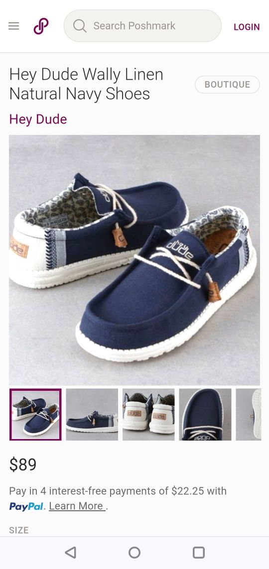 Мокасины Hey Dude Original New Size 45