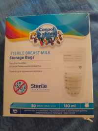 Стерильні пакети для зберігання молока canpol