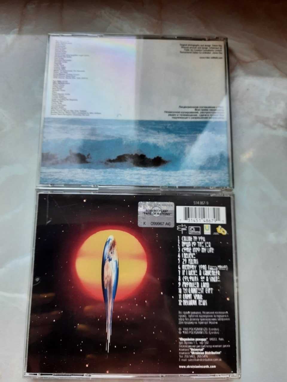 CD диск фирменный  mike oldfield, robert plant fate of nations,tubular