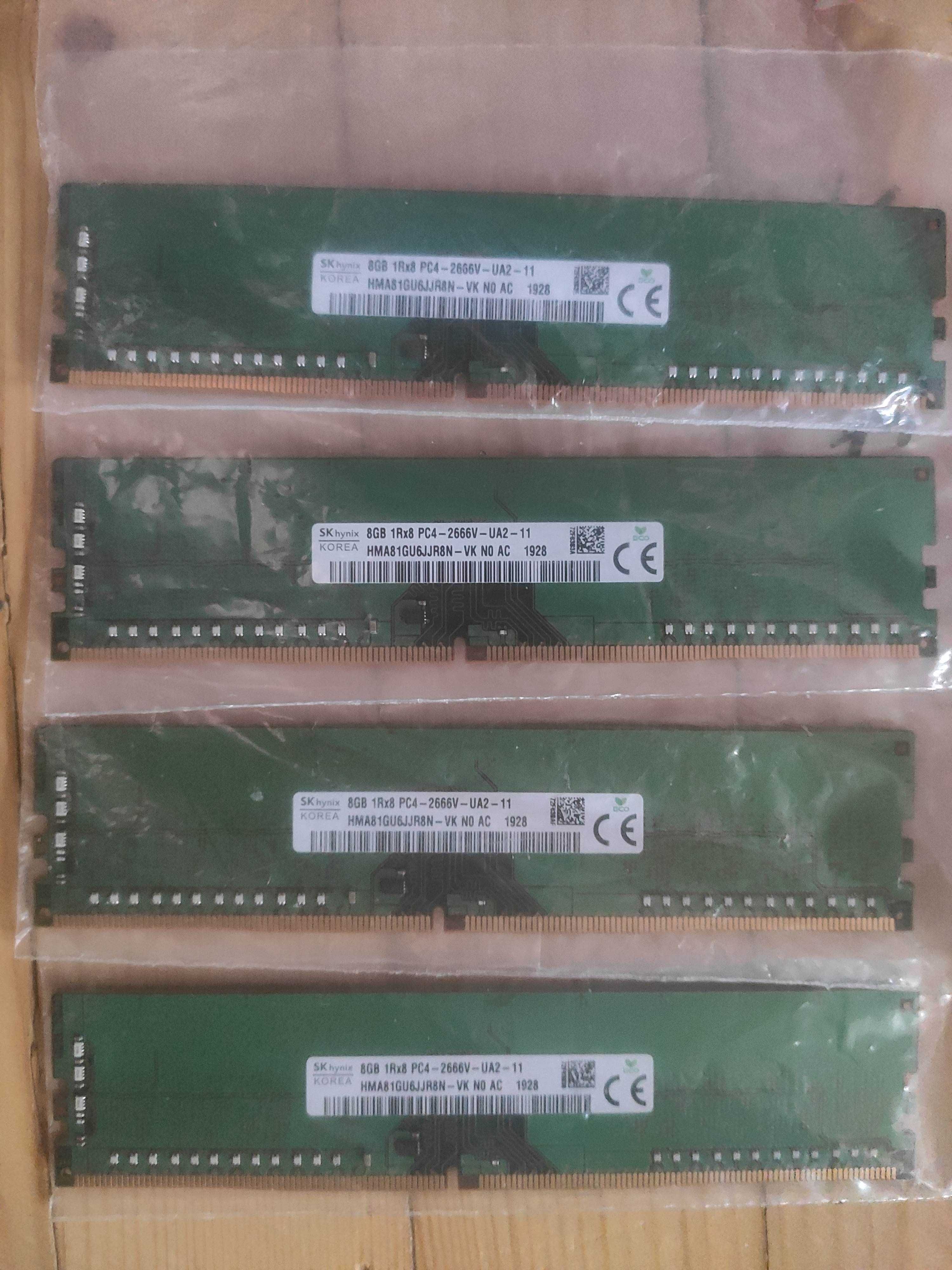 3х8gb (8, 16, 24gb) DDR4 2400T 'Hynix HMA81GU6AFR8N