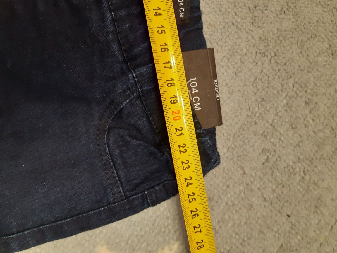 Spodnie tregginsy jeans Reserved r.104