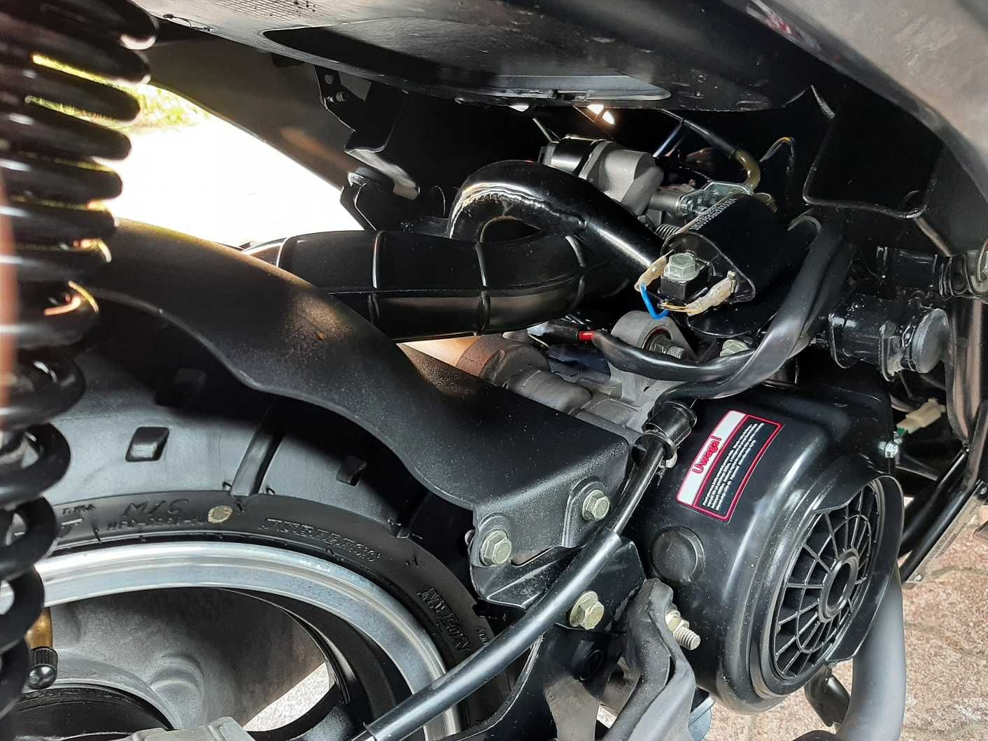 Mega zadbany maxi skuter Zipp Quantum RC 125ccm 2019r 2wł 5662km kufer