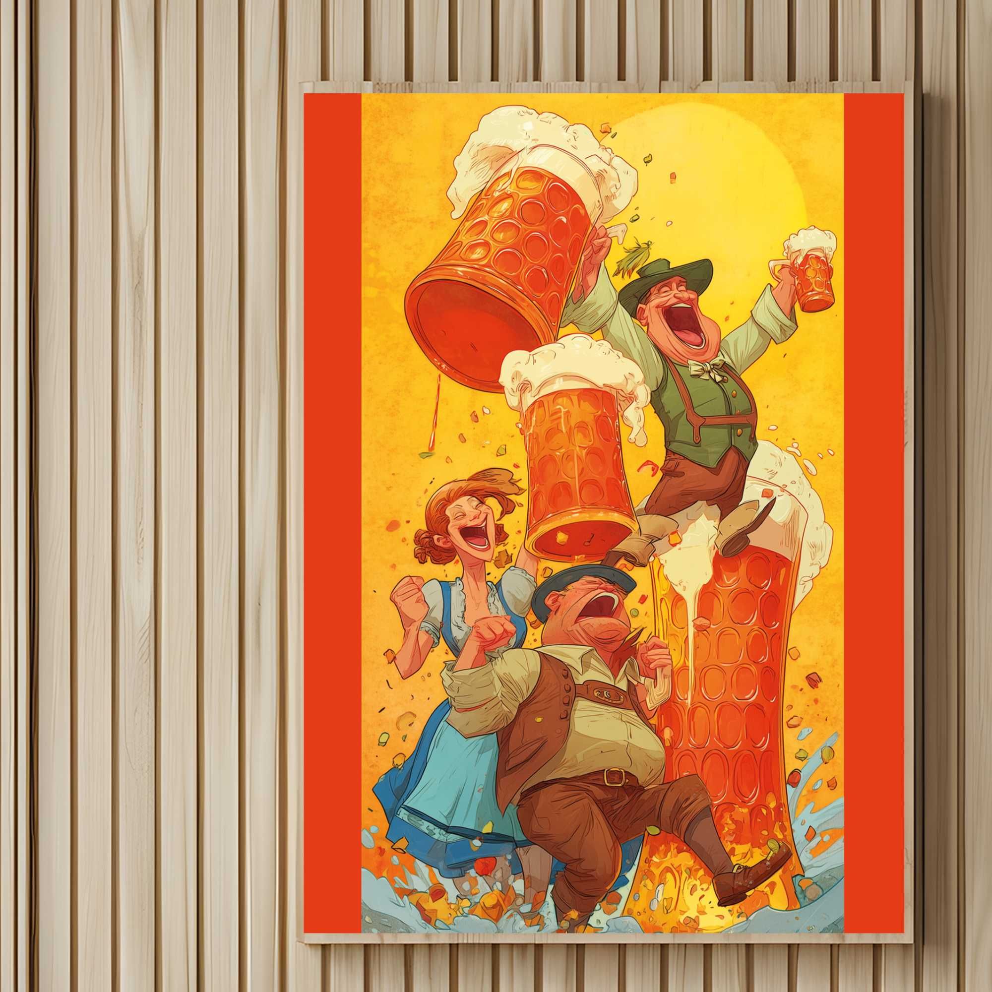 plakat reklamowy piwo, plakat piwo do baru i restauracji, plakat piwo