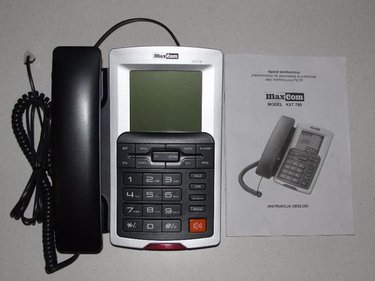 Telefon aparat telefoniczny MaxCom model KXT 709
