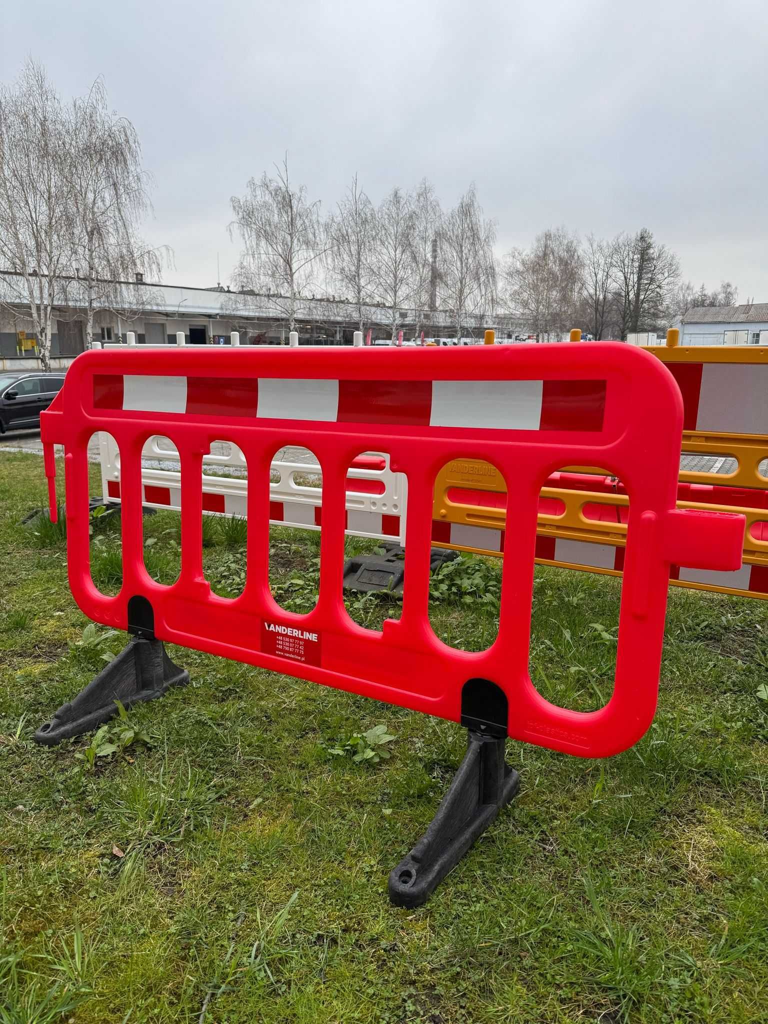 Barierki Przenośne - Zapory U-20 NEOS STRADA RED Tworzywo