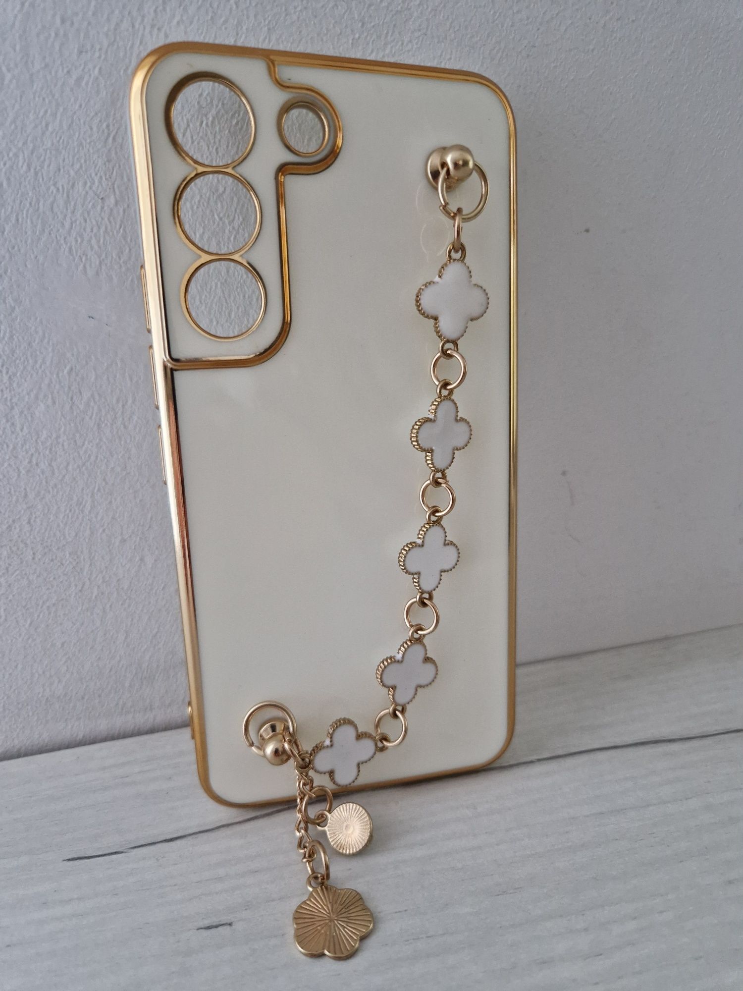 Trend Case do Samsung Galaxy S22 wzór 3 biały