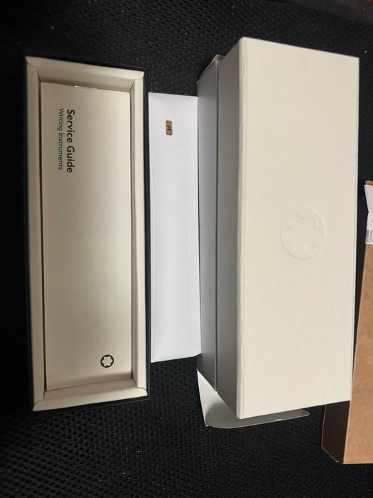 Pióro wieczne Montblanc pokryte złotem czarny