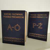 Duże 2 tomy słownika Polsko-niemieckiego