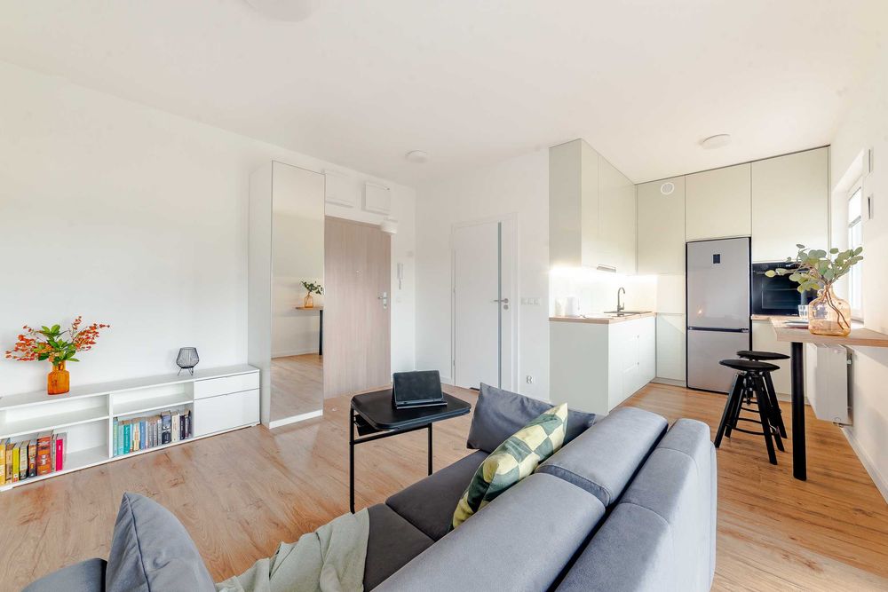 Nowe 2 pok. M z balkonem, garażem i parkiem za rogiem | Tymienieckiego