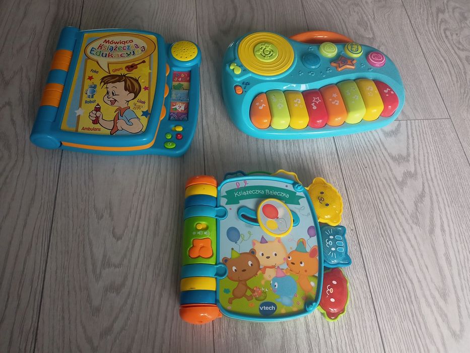Zestaw mówiące śpiewające książeczki i pianino