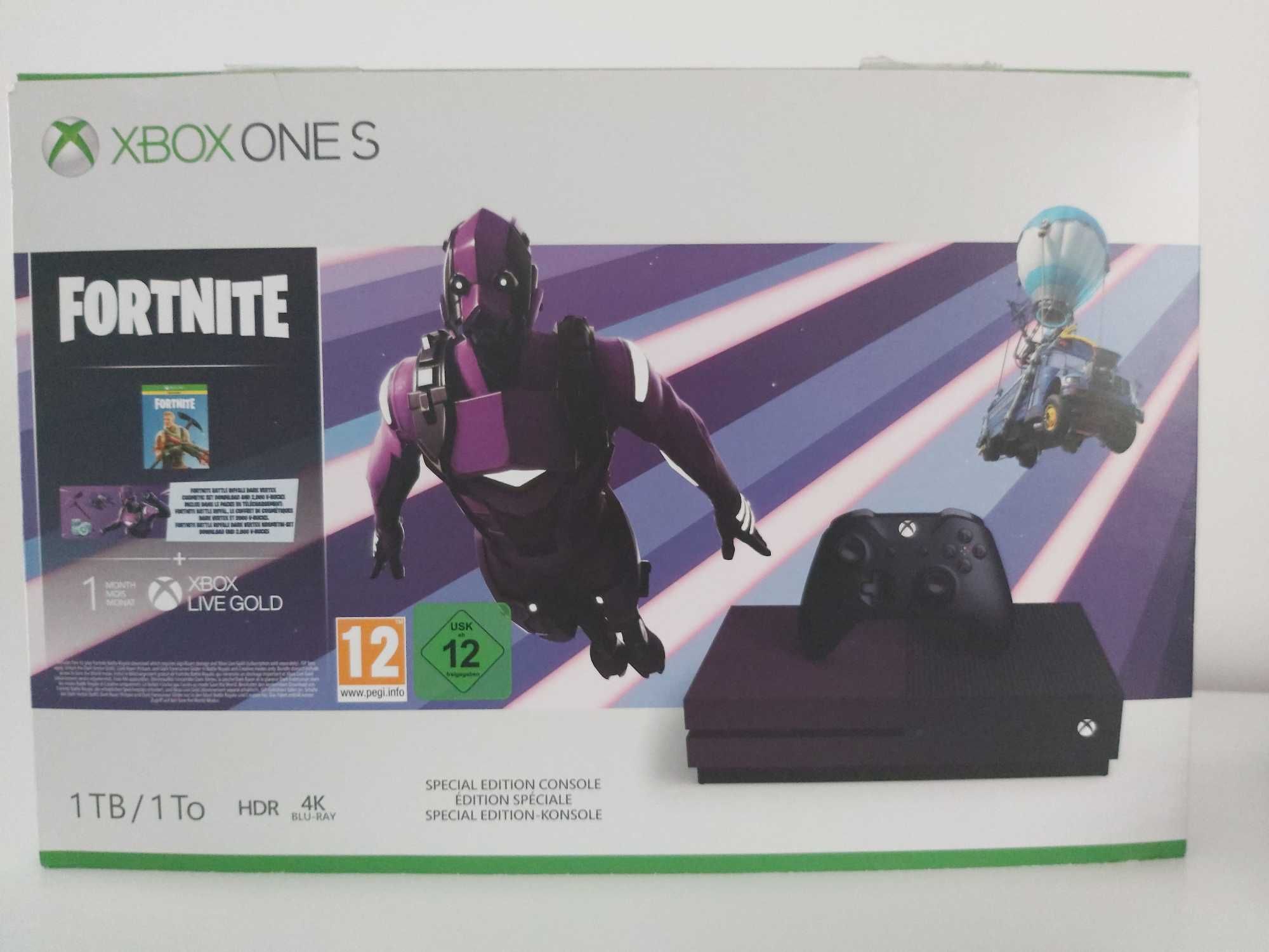 Microsoft Xbox One S 1TB Fortnite edição especial
