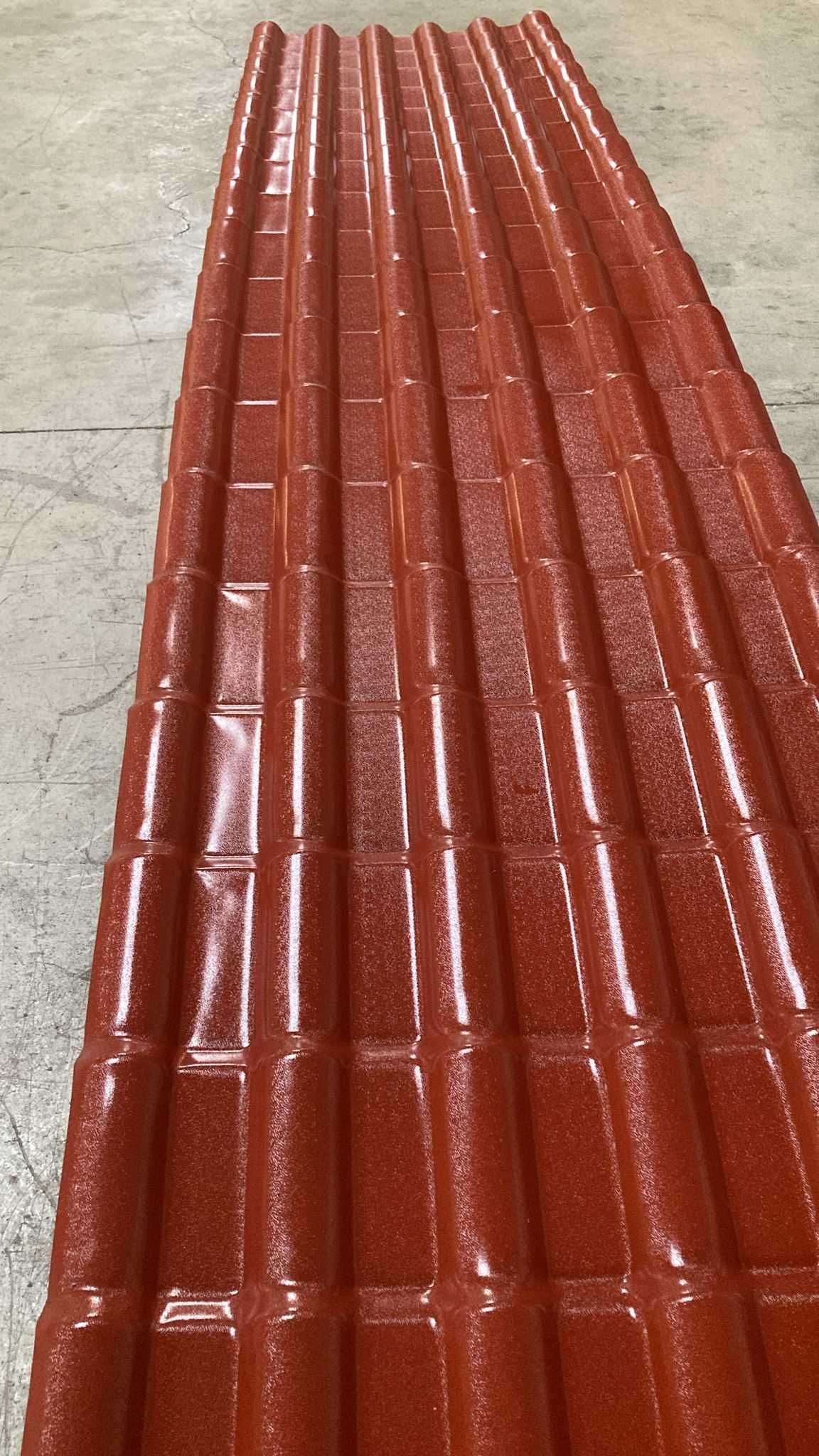 Painel sandwich de cobertura imitação telha lusa