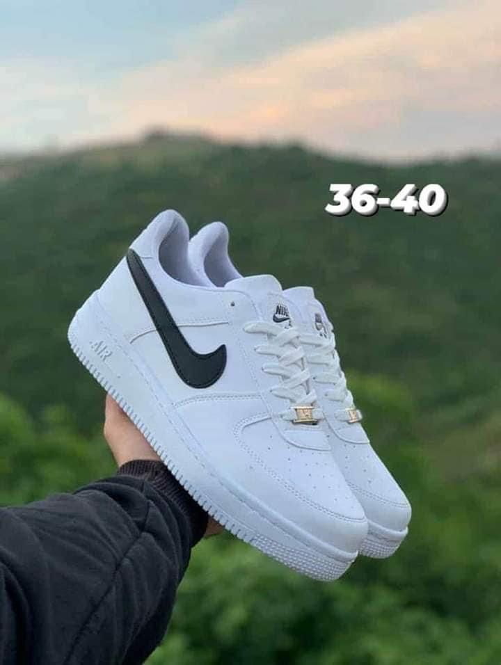 Nike Air Force biały czarne