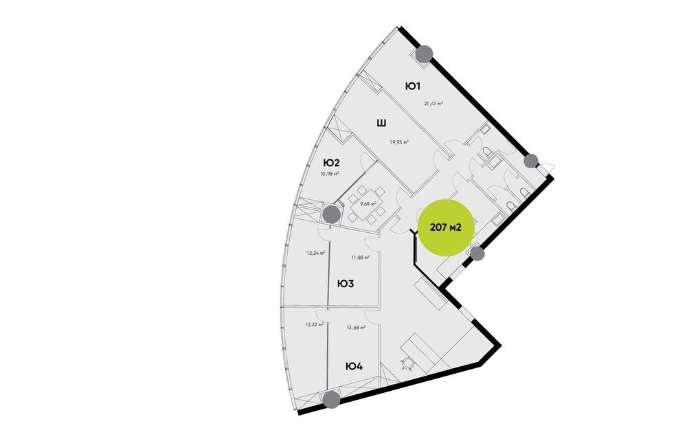 Мебльований офіс в БЦ преміум-класу, метро Звіринецька