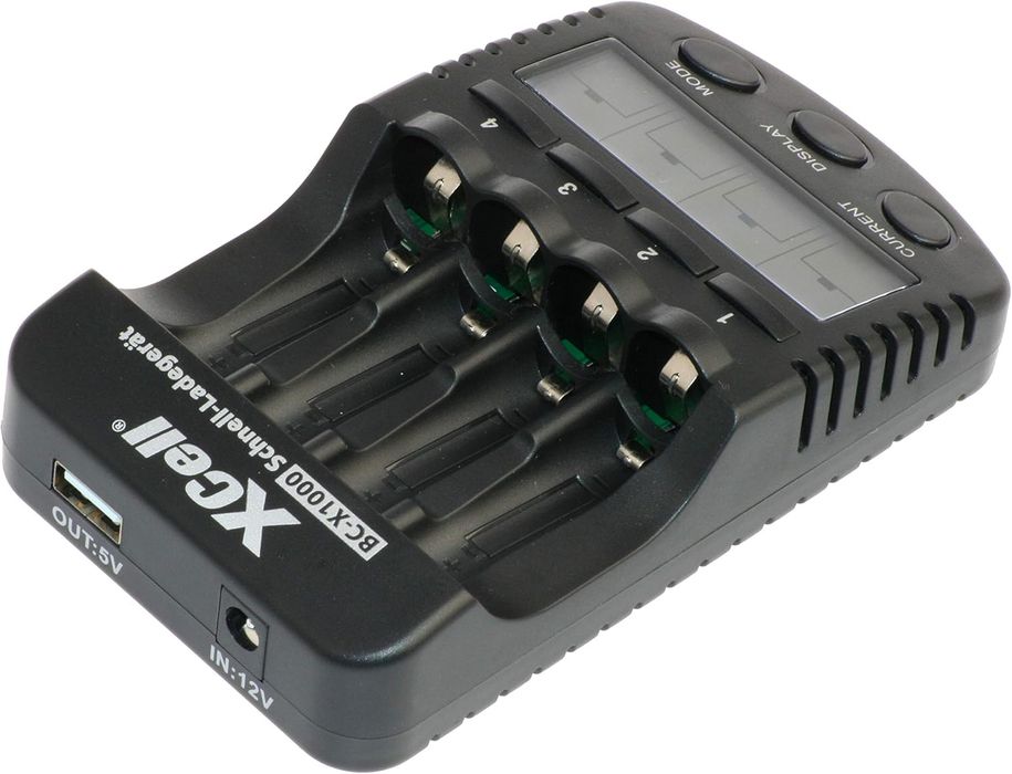 XCell BC-X1000 szybka ładowarka z wyświetlaczem LCD do akumulatorów