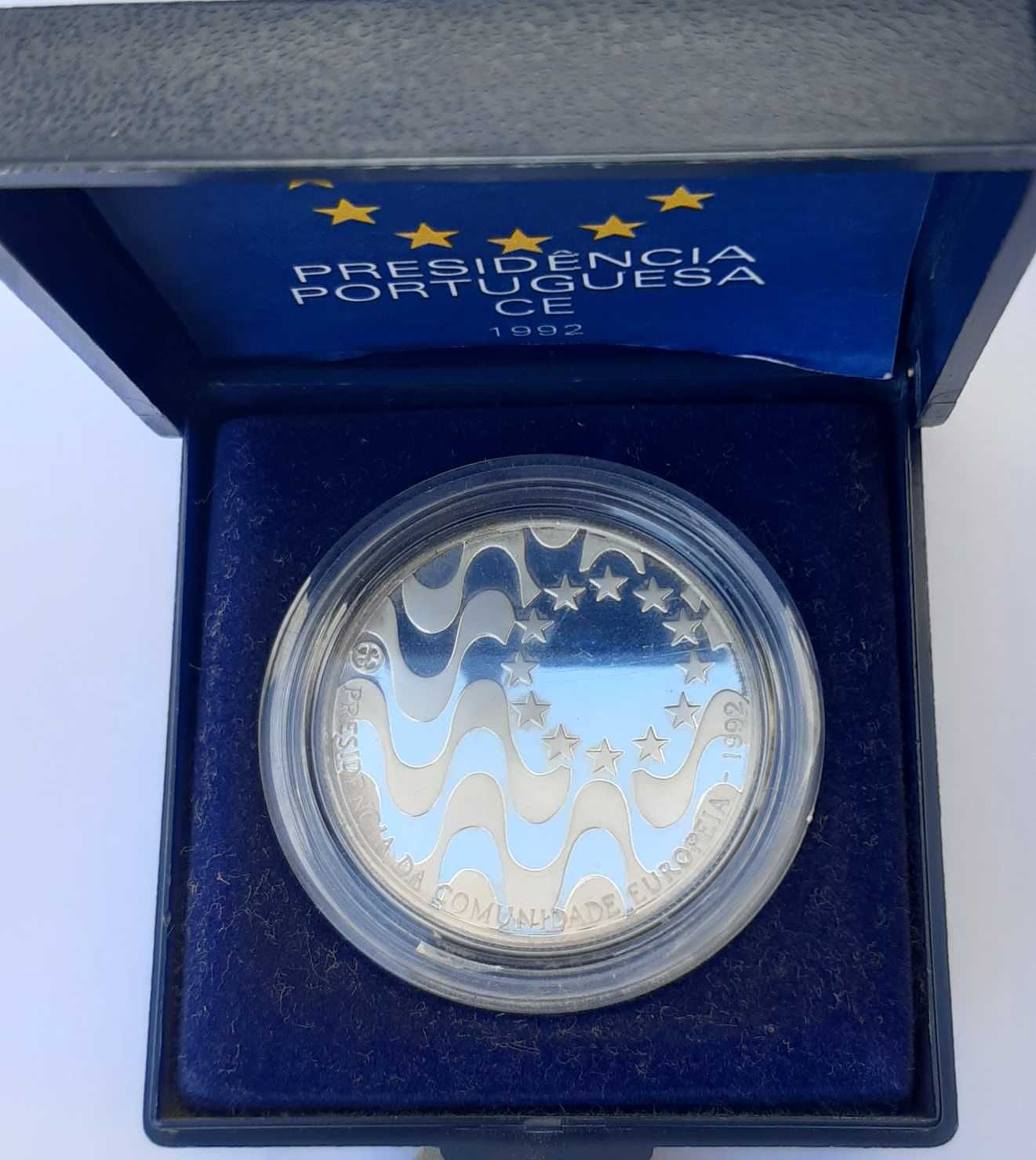 Prata Proof 200$00 Presidência Portuguesa CE 1992