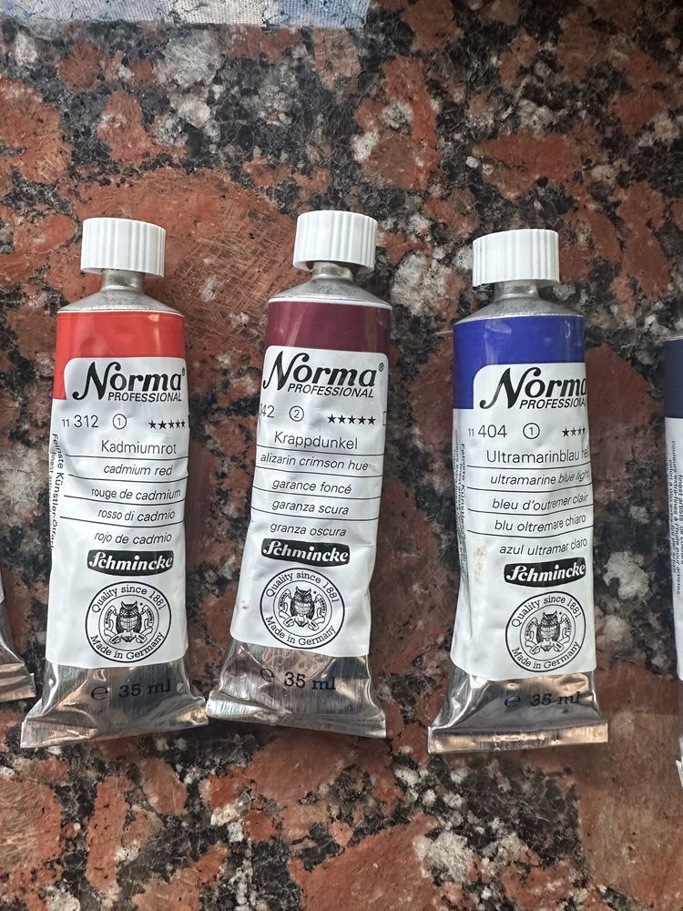 Farby olejne schmincke norma professional 7 kolorów