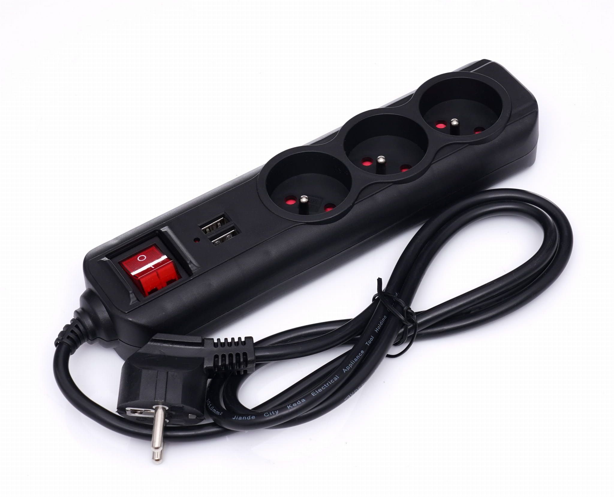 Przedłużacz z gniazdkami usb 1,5m KD4031