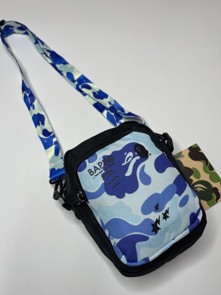 Сумка Bape через плечо, барсетка, сумка Бейп, бананка, мессенджер