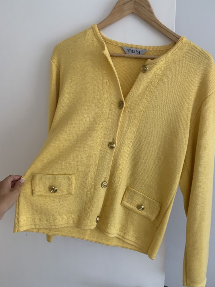 Casaco vintage Amarelo