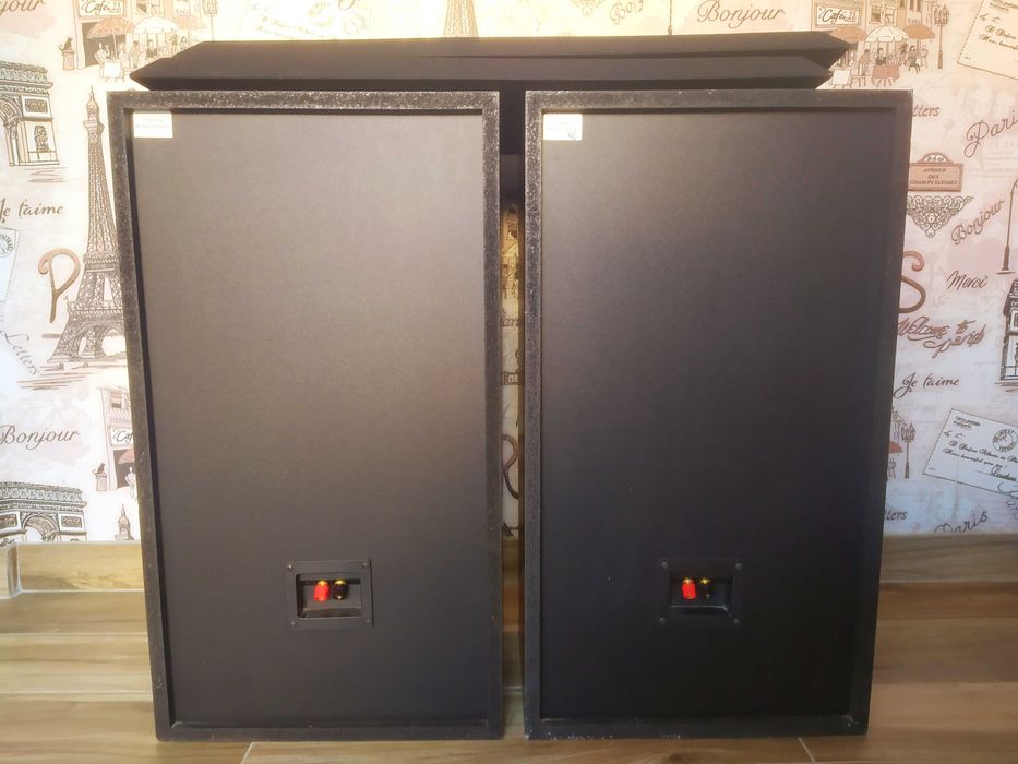 Колонки Acoustic 2x250Вт. НЧ-12"/ Чуйка-95Дб. Усилитель Onkyo Pioneer