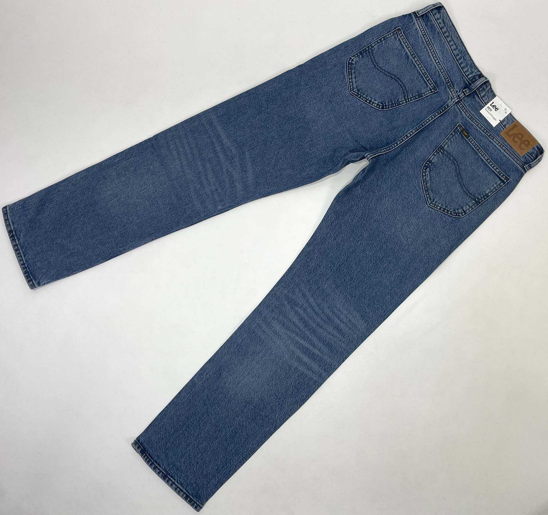 Spodnie męskie jeansy Lee West Blue Abbys W38 L32