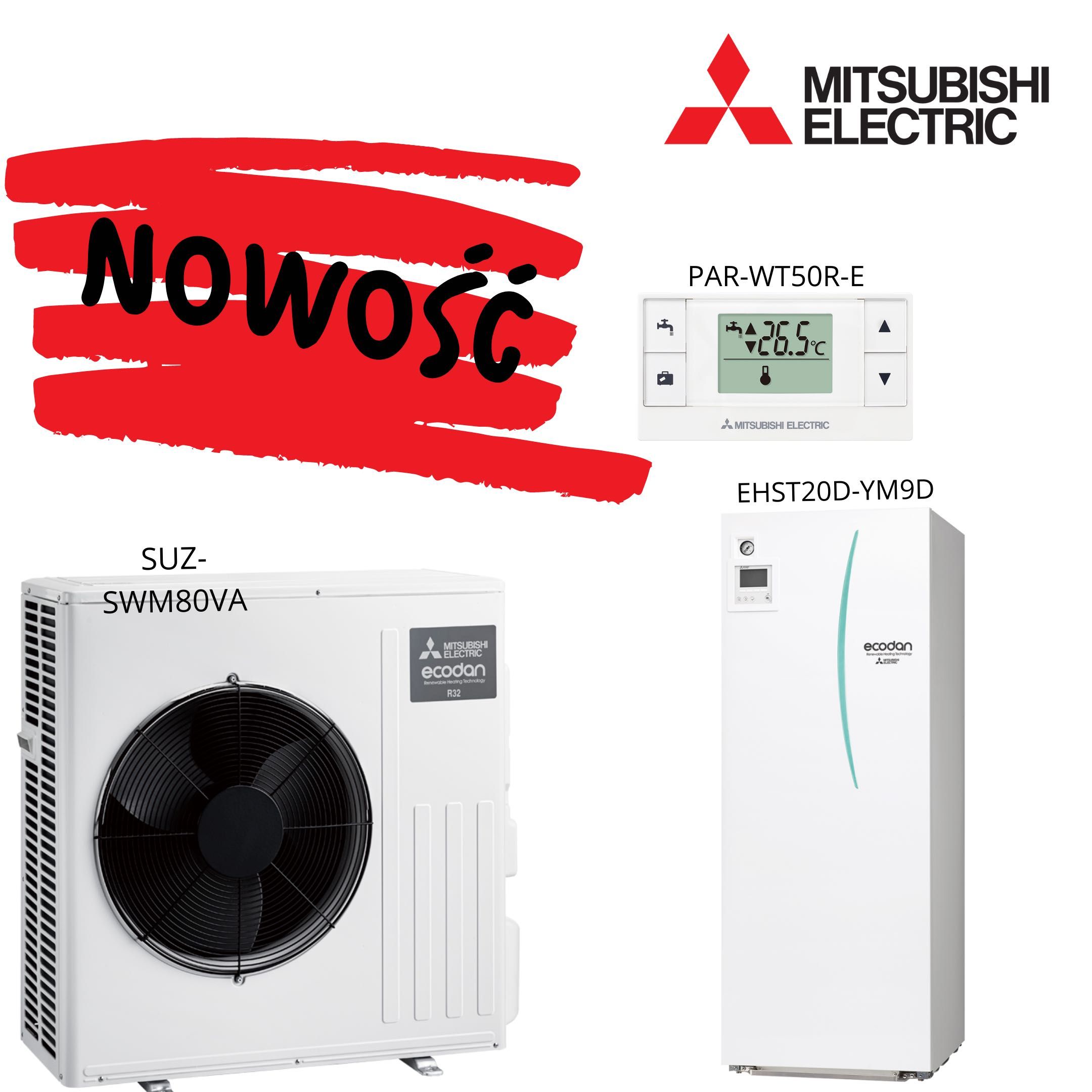 Pompa ciepła Mitsubishi Electric ECOINVERTER 8 KW DOSTĘPNE