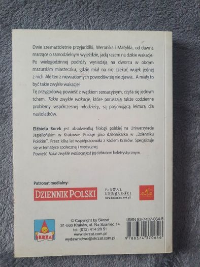 Takie zwykłe wakacje Elżbieta Borek