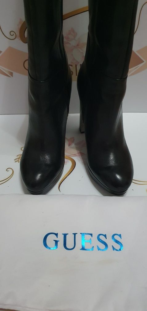 Botas de cano alto pretas da Guess nr39