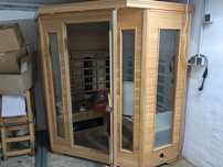 Sauna FIŃSKA + Sauna INFRARED 2w1 piec do sauny 230V 220V NAROŻNA 4os