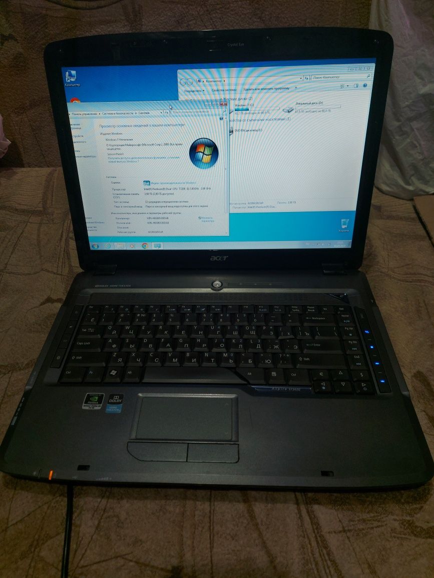 Ноутбук acer aspire 5730zg