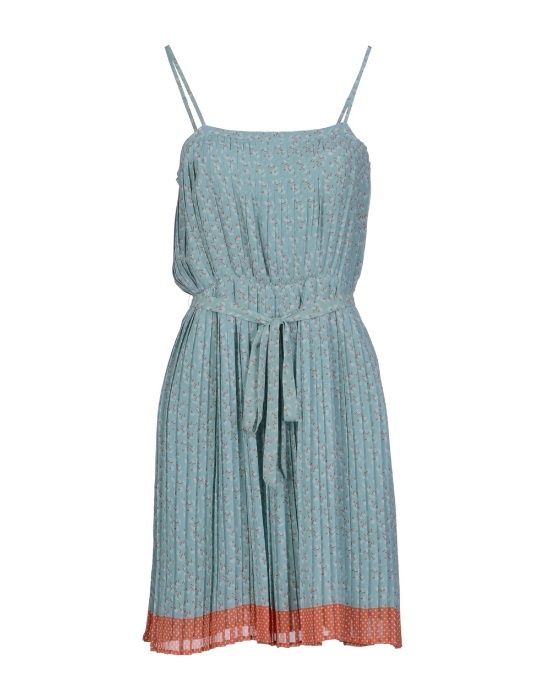 бирюзовое платье Англия брендовое платье плиссе плиссированное платье