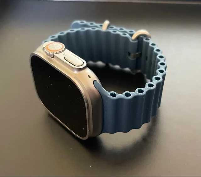 Apple Watch Ultra 2 GPS + Cellular 49mm Titânio  Ocean Band Azul