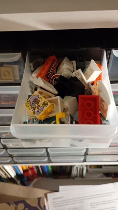 Klocki LEGO mix z szufladkami