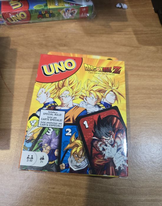 Uno dragon ball novo selado em caixa