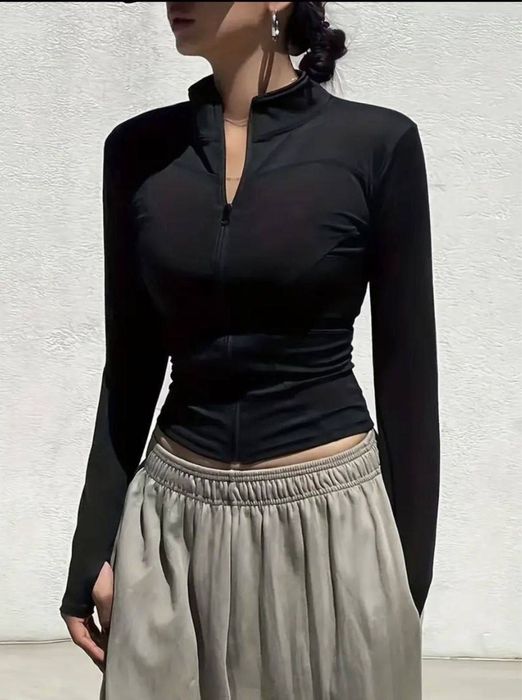 Женский топ кофта лонг боді кофточка лонгслив zara el milas рашгард