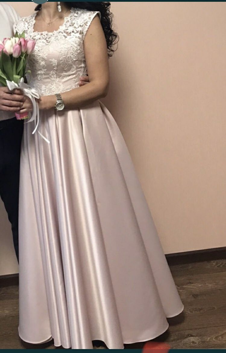 Выпускное-Свадебное платье