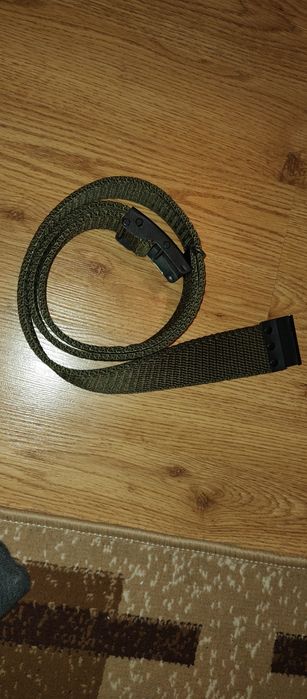 Wojskowy pas gładki, parciany, pasek do munduru, taktyczny, survival