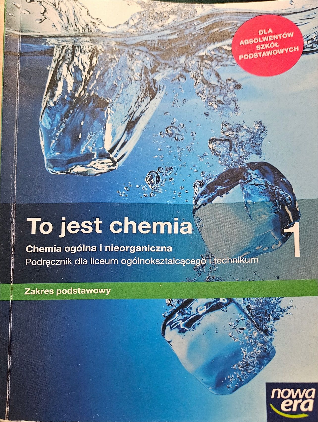 To jest chemia 1, podręcznil do liceum i technikum