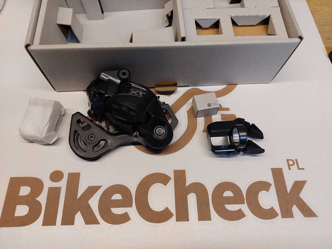 Zestaw Shimano XT Di2 kit, obejma gs pod 9-45 nowy, bateria ładowarka