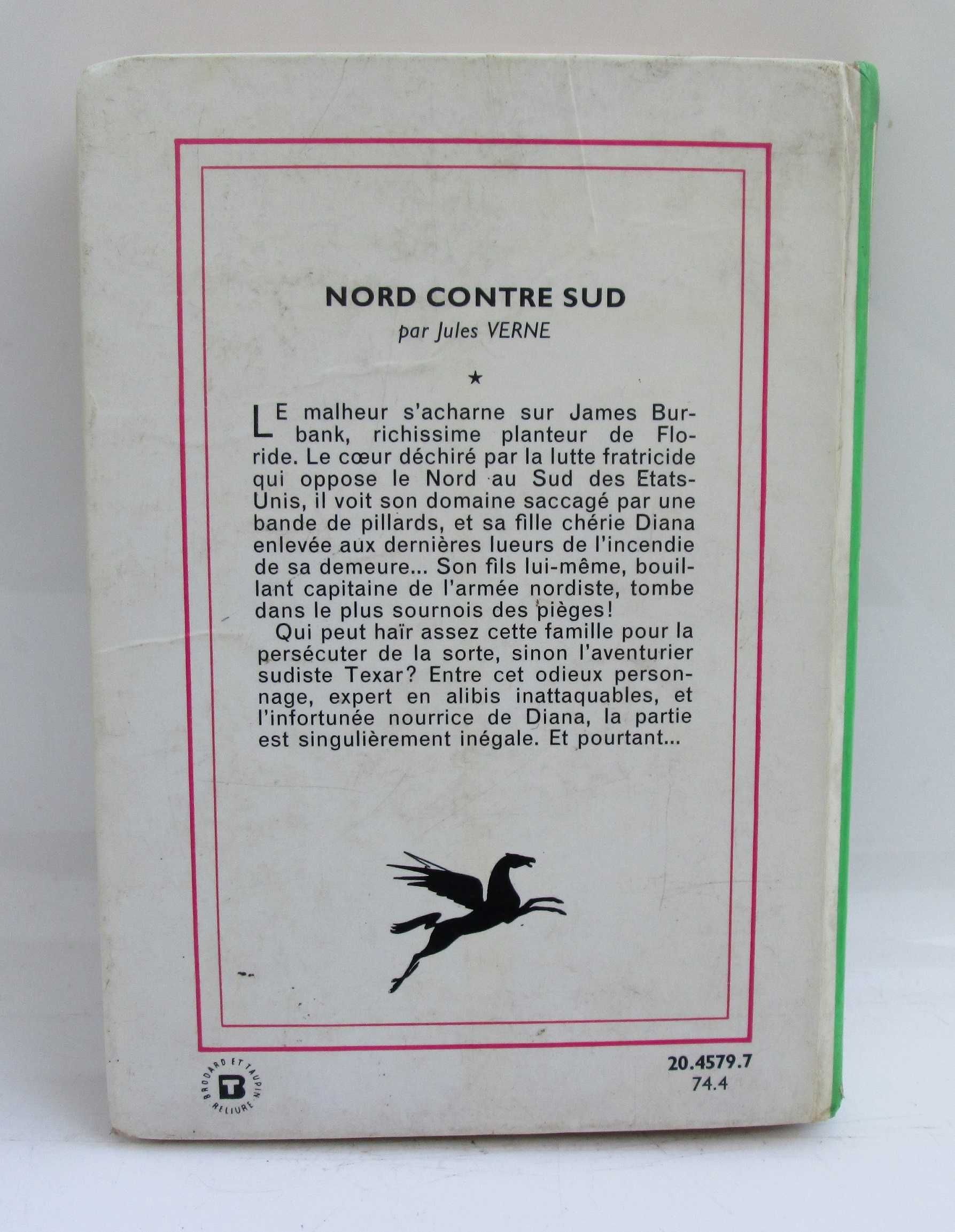 Livro Nord contre Sud, Jules Verne 1974