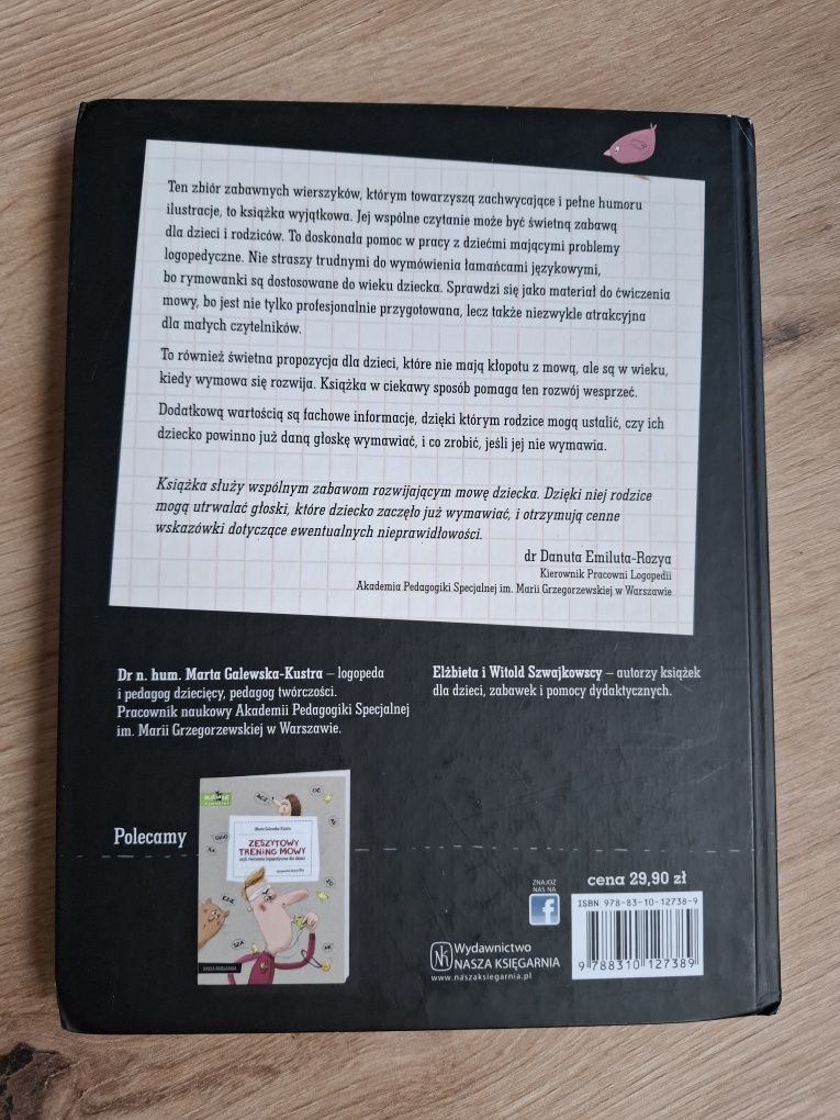 Książka Wierszyki ćwiczące języki