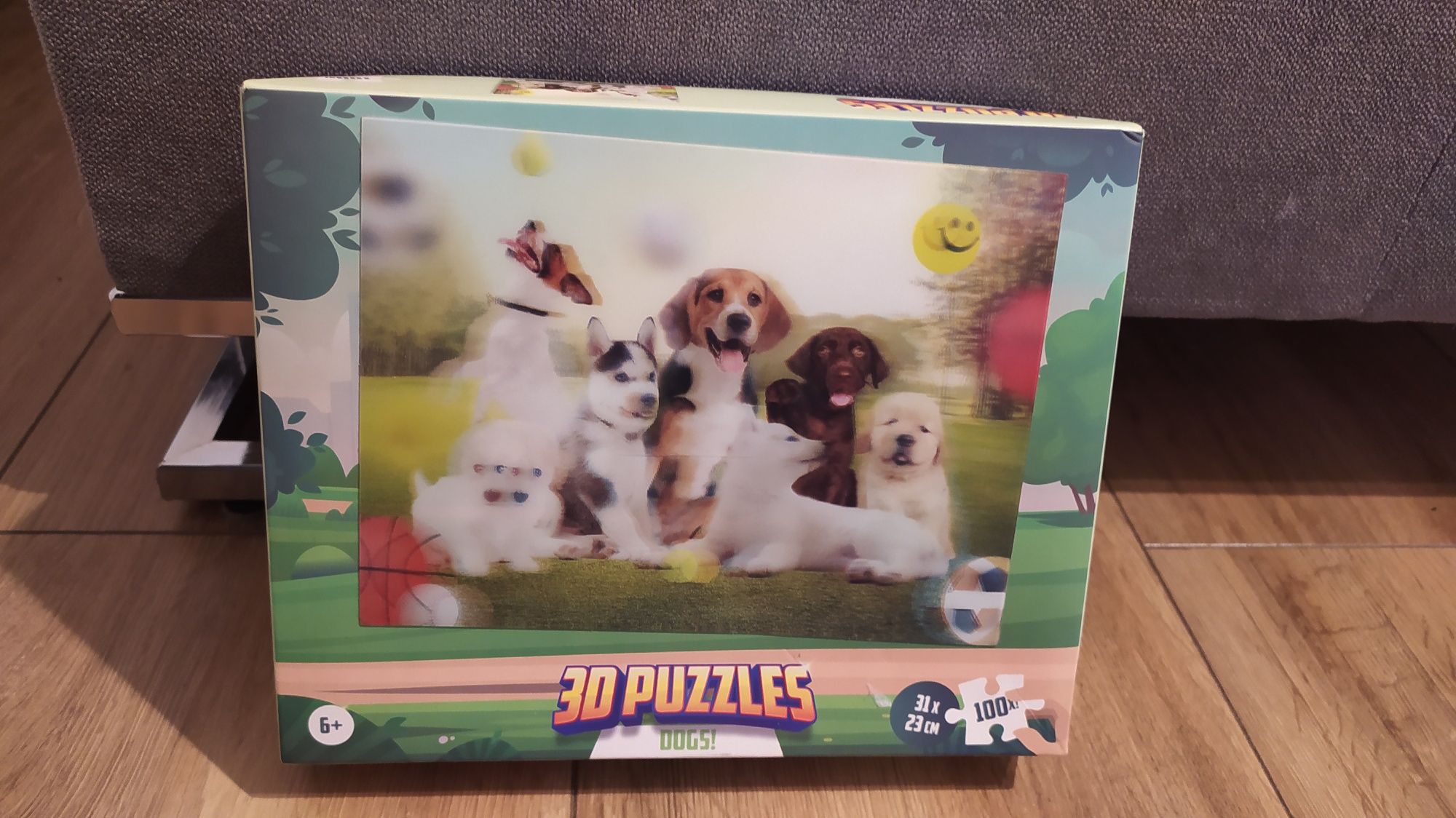 Puzzle 3D dogs 100szt