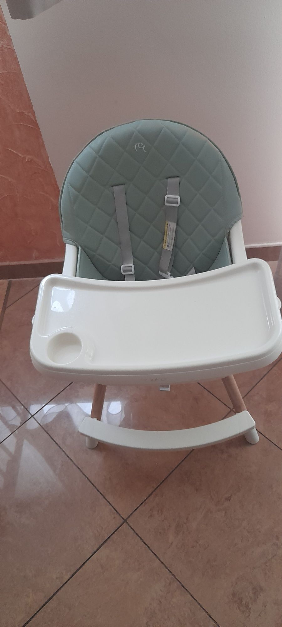 Krzesełko Do Karmienia Dla Dzieci Regulowane Fotelik 3w1 Tacka