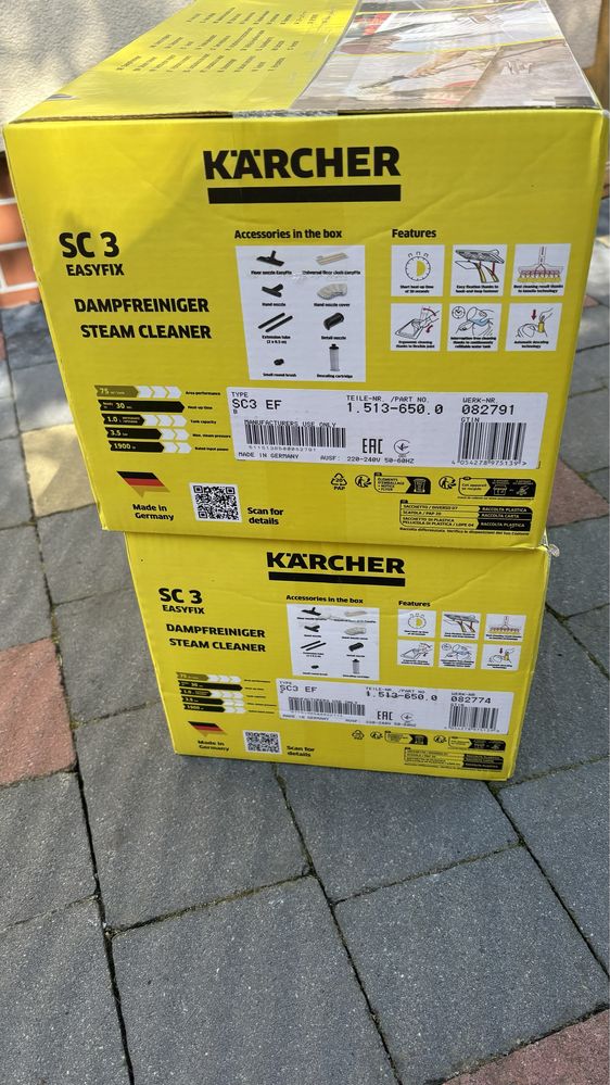 Пароочисник Karcher SC 3 EasyFix 1.513-650.0 пароочиститель