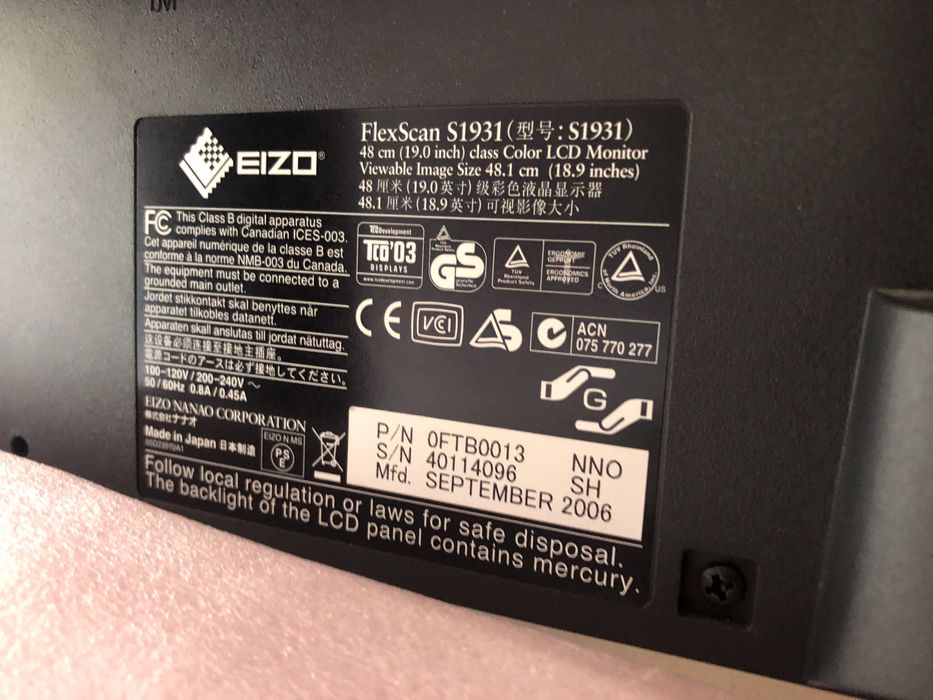 Monitor komputerowy Eizo