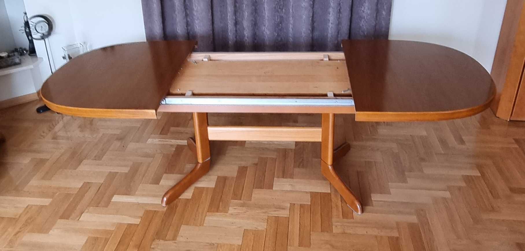 stół duży, rozkładany plus stolik kawowy