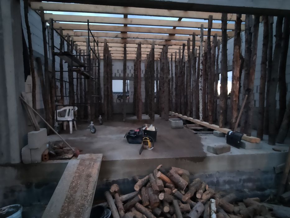 Stempel, paliki, ogrodzenie tymczasowe, płot